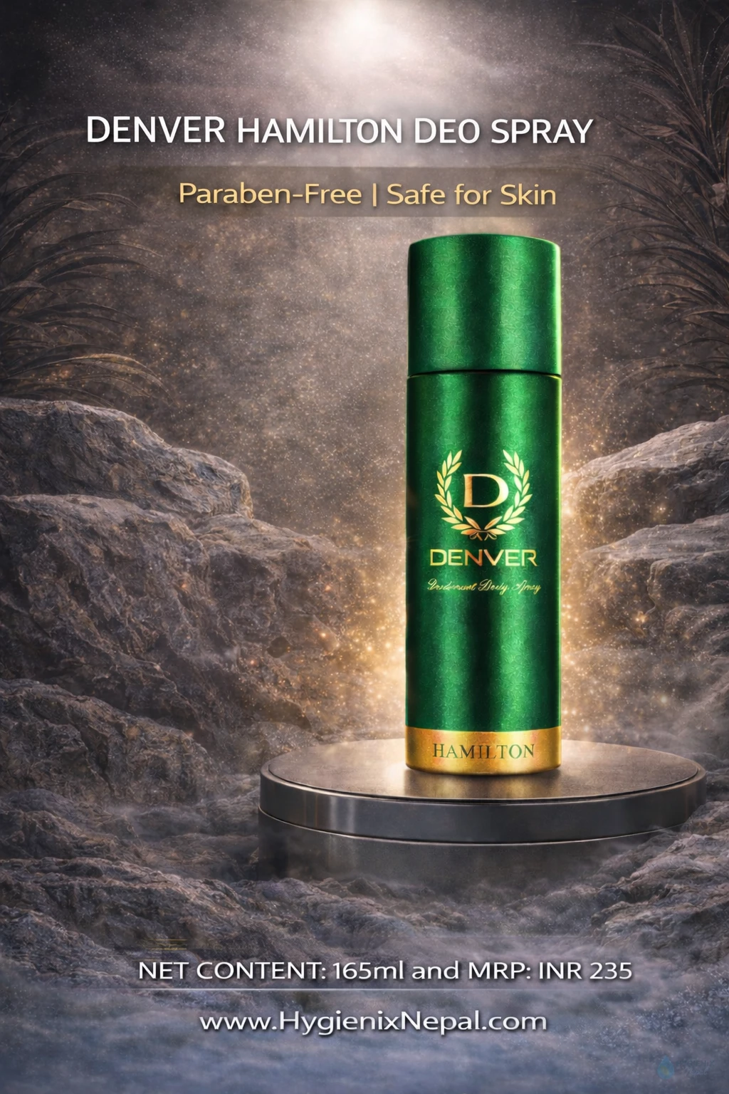 Henever Deo-165ml-235inr - Hygienix Nepal